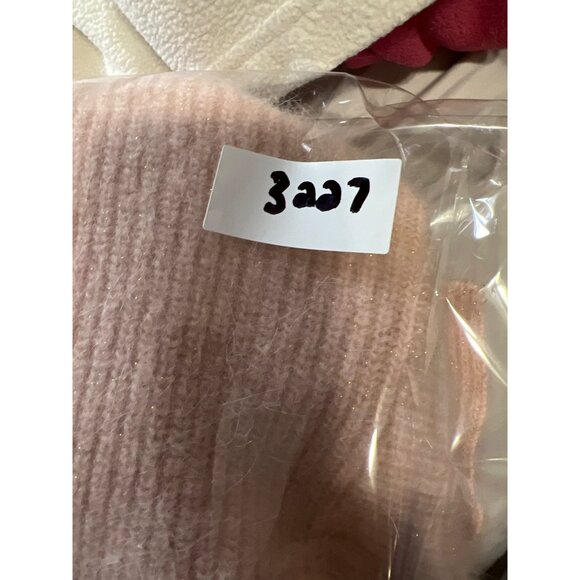Rafaella M Pink Angora & Lambswool Blend V-Neck Sweater - Picture 12 of 12